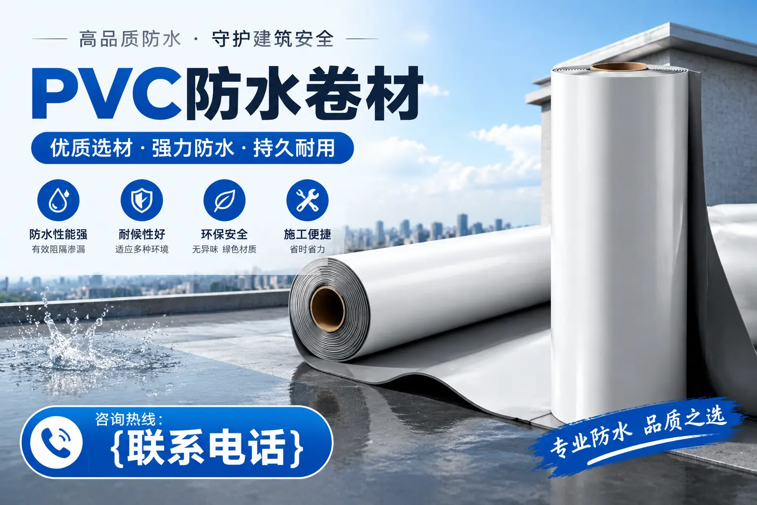 PVC防水卷材的选购技巧与注意事项,助您在大庆找到合适产品